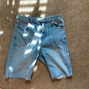Top shop longline shorts